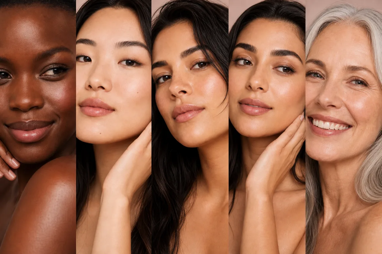 Mulheres diversas celebrando a beleza natural com a Glam Beauty